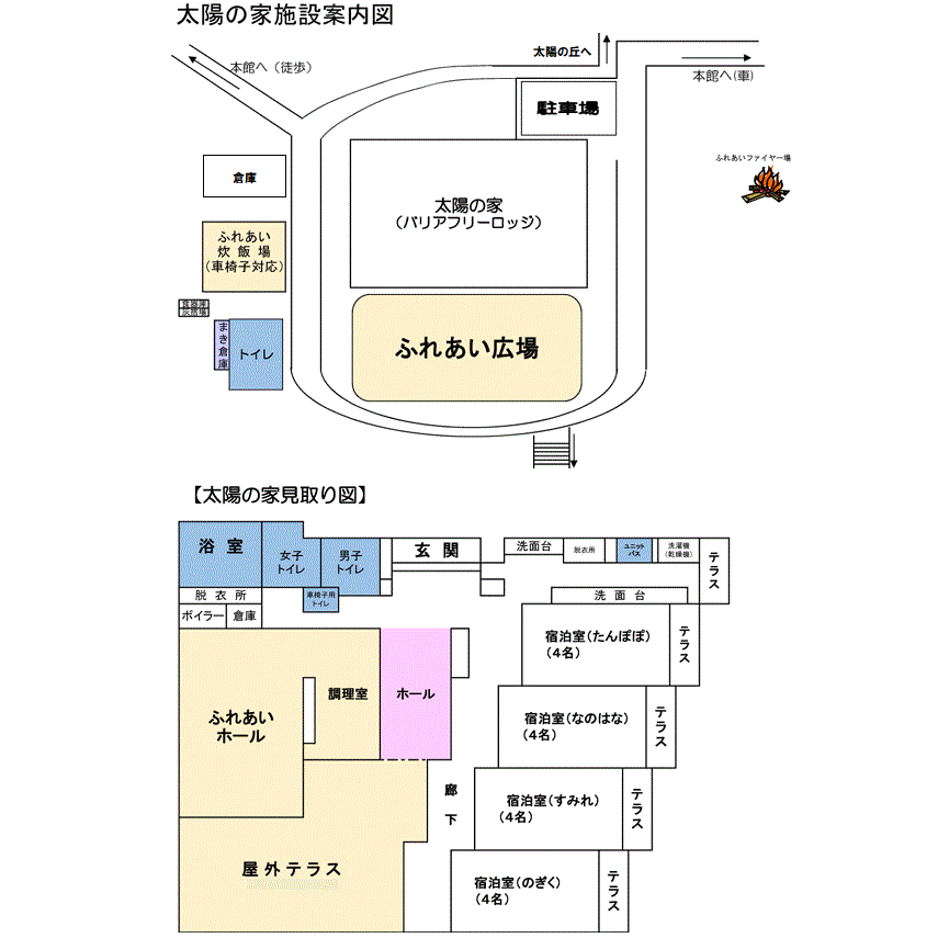 太陽の家案内図